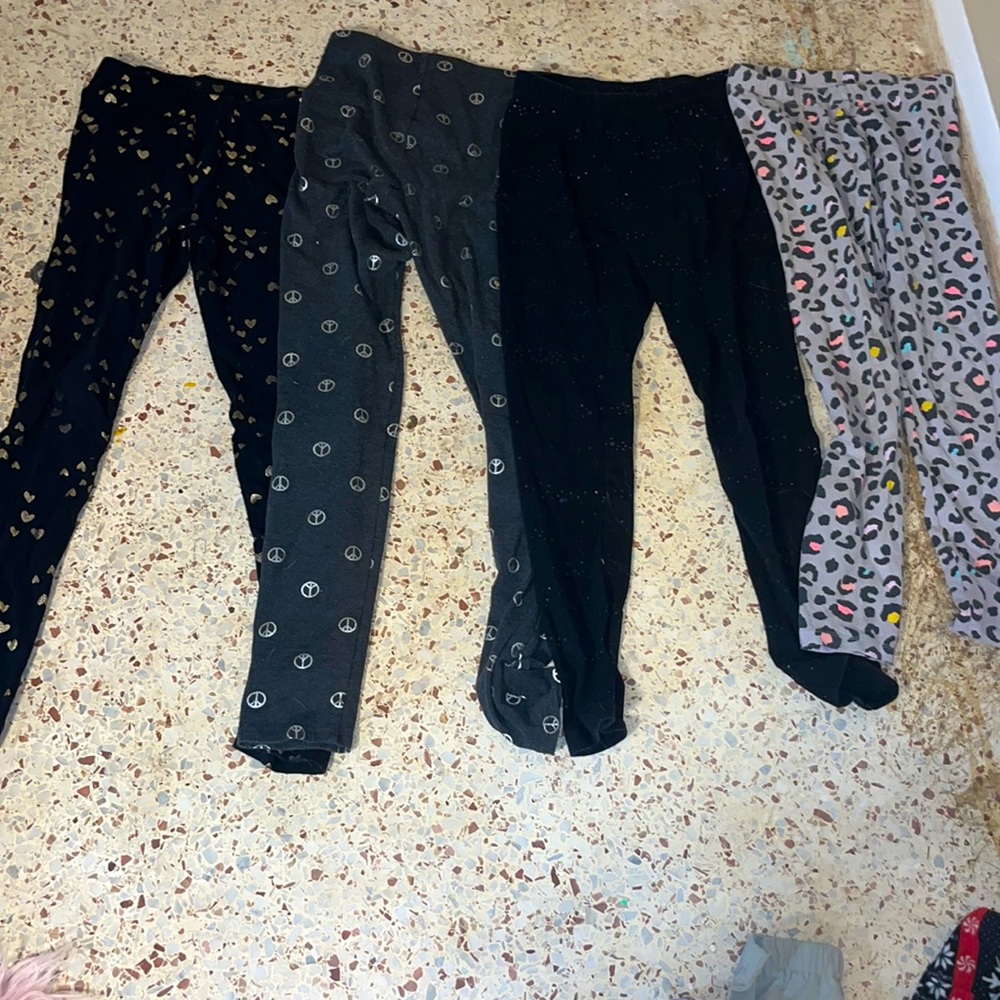 Four pack girls leggings
